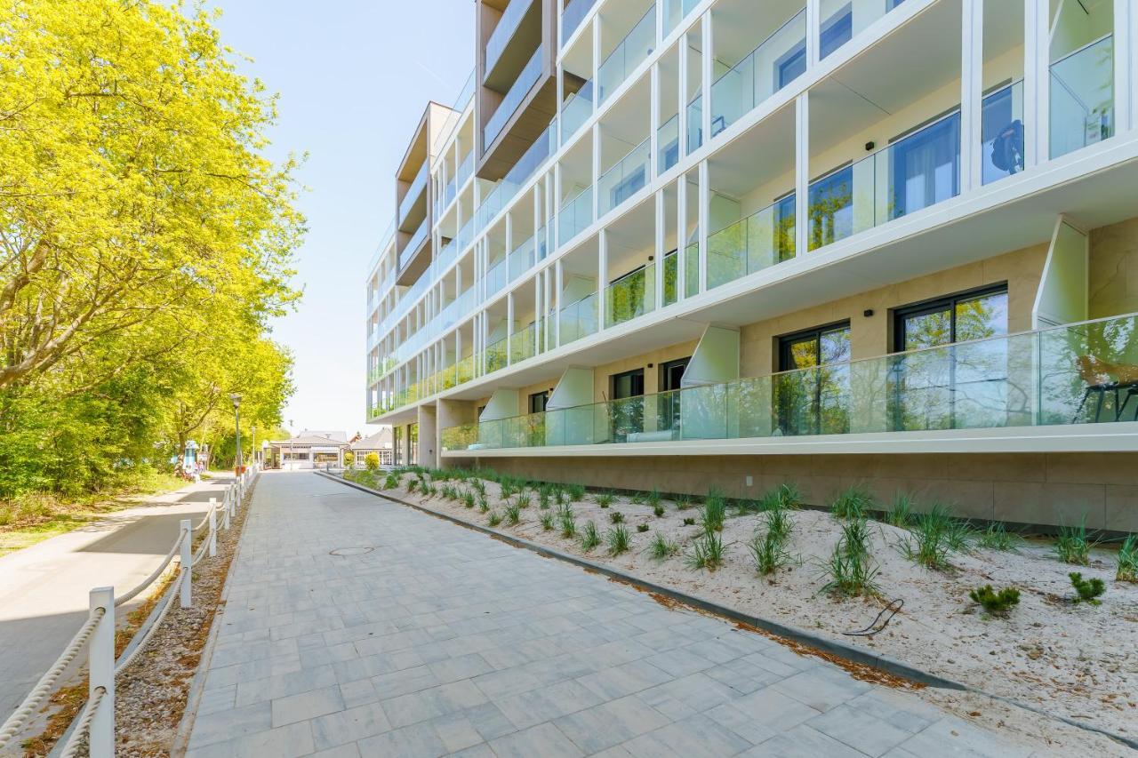 Apartament Kapitanski Z Widokiem Na Morze 4 Pietro - By Perlowa Przystan Rent Sianozety Luaran gambar