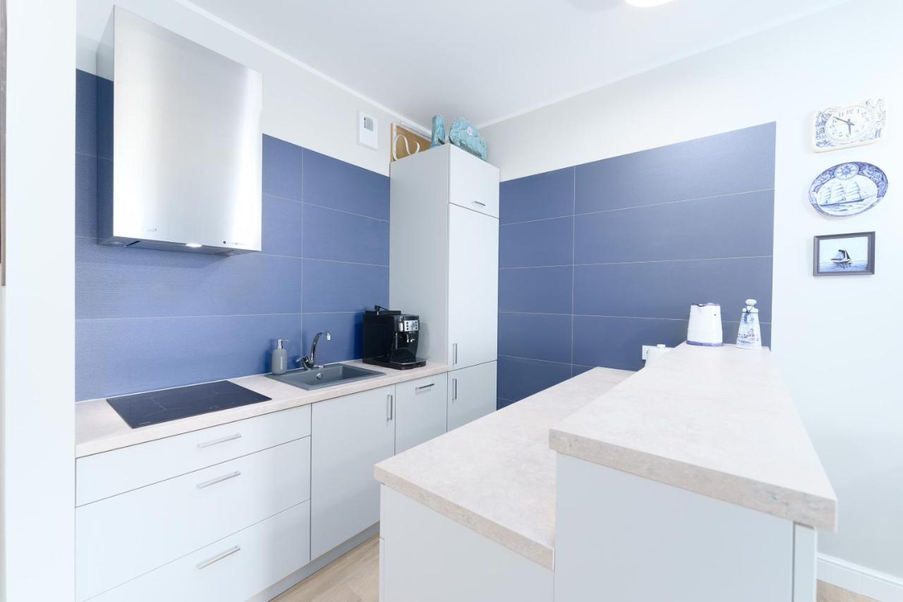 Apartament Kapitanski Z Widokiem Na Morze 4 Pietro - By Perlowa Przystan Rent Sianozety Luaran gambar