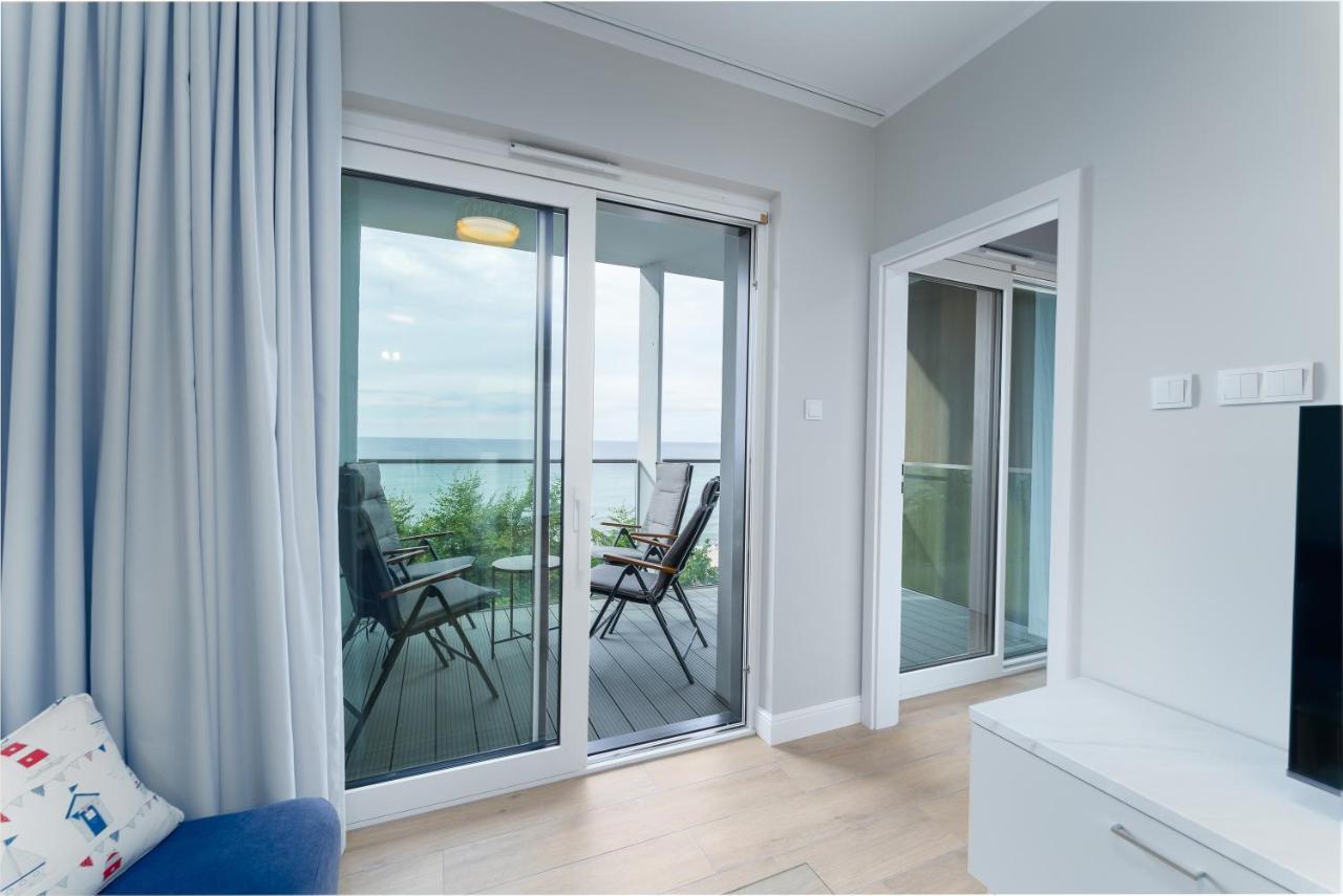 Apartament Kapitanski Z Widokiem Na Morze 4 Pietro - By Perlowa Przystan Rent Sianozety Luaran gambar