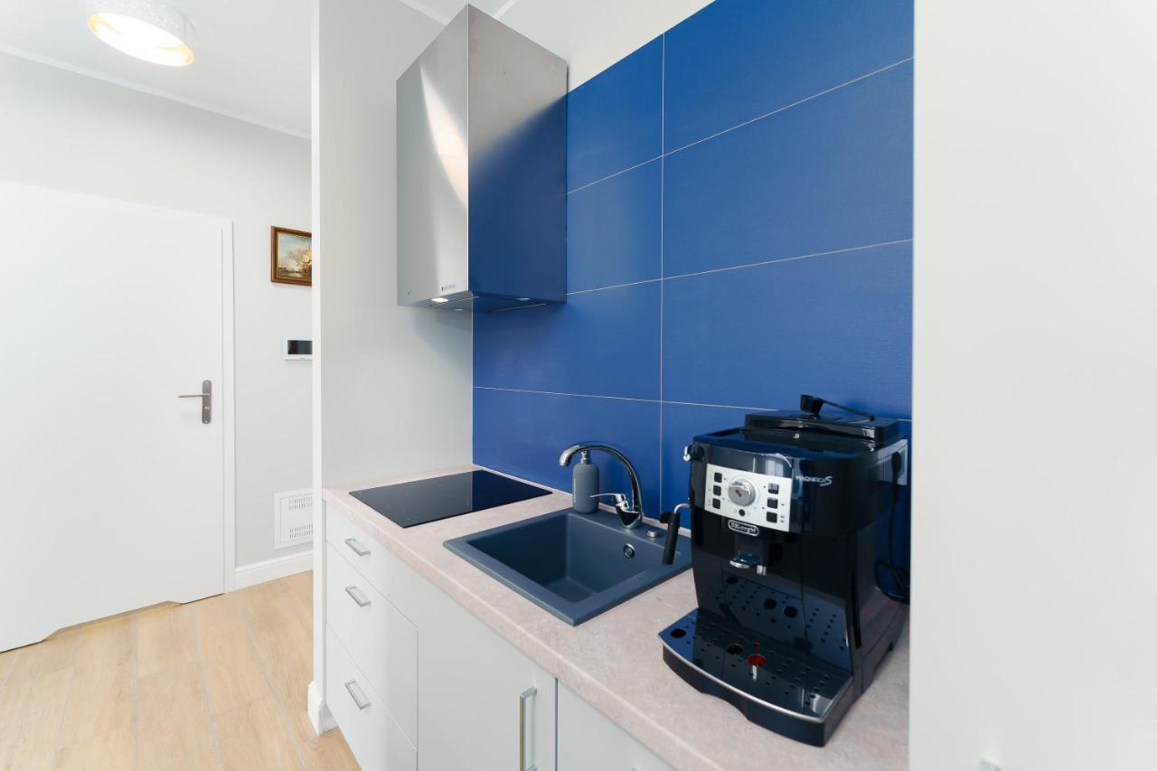 Apartament Kapitanski Z Widokiem Na Morze 4 Pietro - By Perlowa Przystan Rent Sianozety Luaran gambar